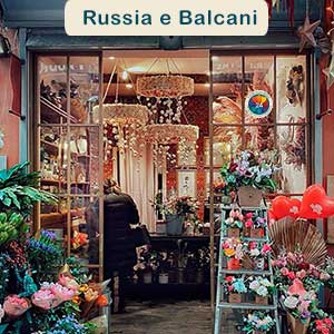 Consegna fiori in Russia e Balcani