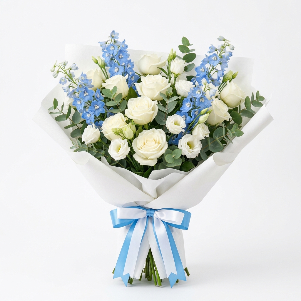 Deluxe Blue Bouquet (Naples)