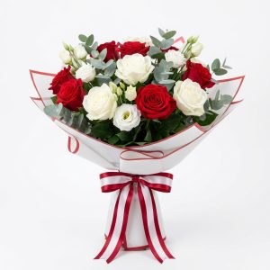 Bouquet Deluxe Rot-Weiss (Bayern Monaco)