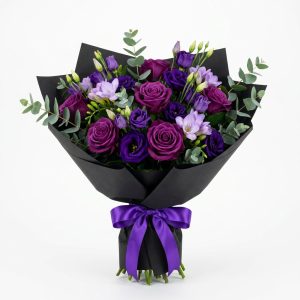Bouquet Incantesimo Viola & Nero